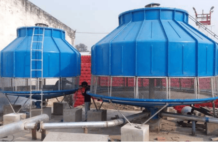 Bottle Shaped Cooling Tower